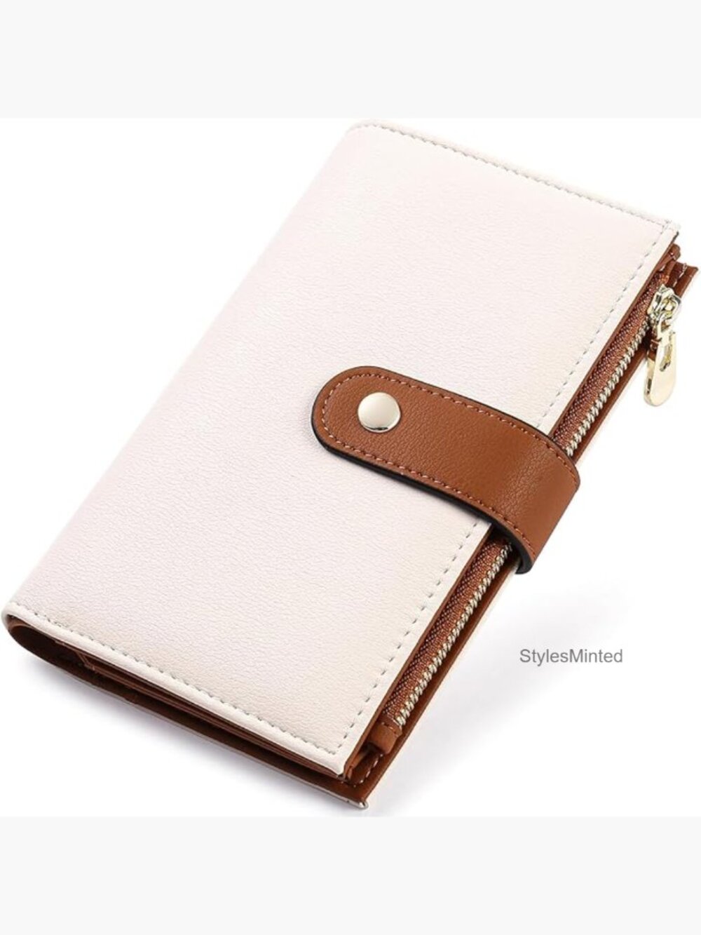 RFID Blocking Leather Trifold Clutch Wallet Credit Card Holder Ladies Purse